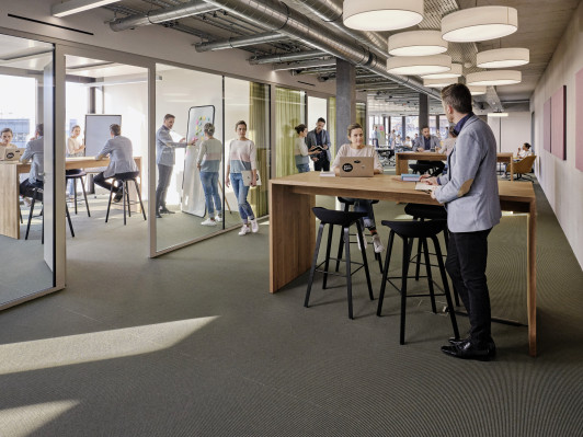 Projekträume im Bürogebäude Eichenweg 3