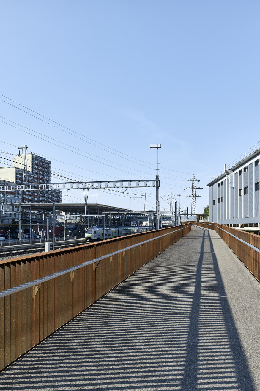 Blick Richtung Bahnhof Zollikofen